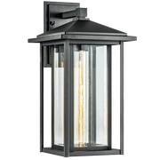 Caldwell Exterior Sconce in Matte Black (2 Sizes)